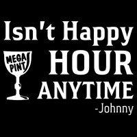 Isn't Happy Hour Anytime Justice For Johnny Depp Mega Pint Tall Sweatshirt