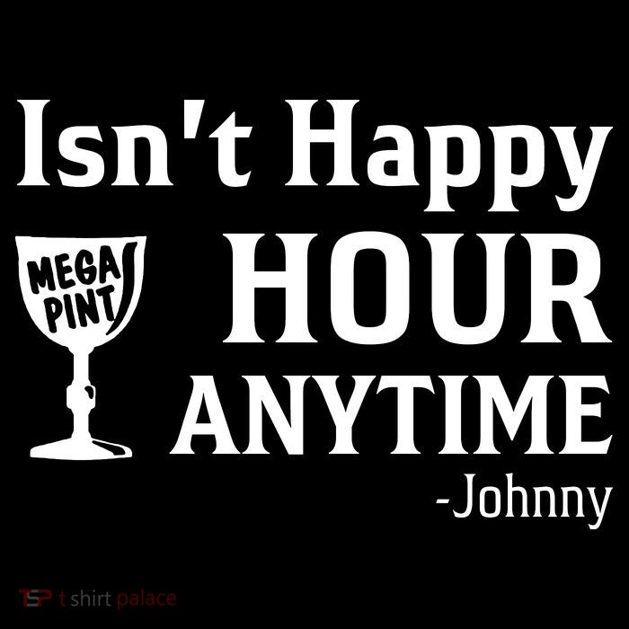 Isn't Happy Hour Anytime Justice For Johnny Depp Mega Pint Pom Pom 12in Knit Beanie