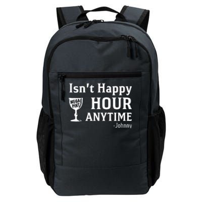 Isn't Happy Hour Anytime Justice For Johnny Depp Mega Pint Daily Commute Backpack