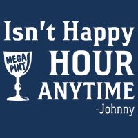 Isn't Happy Hour Anytime Justice For Johnny Depp Mega Pint Infant Baby Jersey Bodysuit