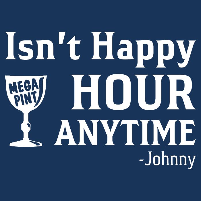 Isn't Happy Hour Anytime Justice For Johnny Depp Mega Pint Infant Baby Jersey Bodysuit