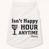 Isn't Happy Hour Anytime Justice For Johnny Depp Mega Pint Doggie Tank