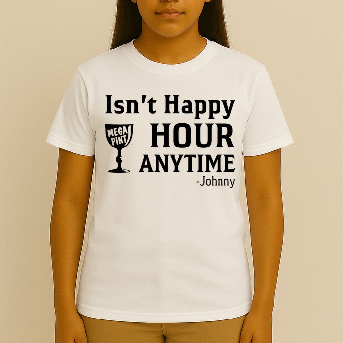 Isn't Happy Hour Anytime Justice For Johnny Depp Mega Pint T-Shirt