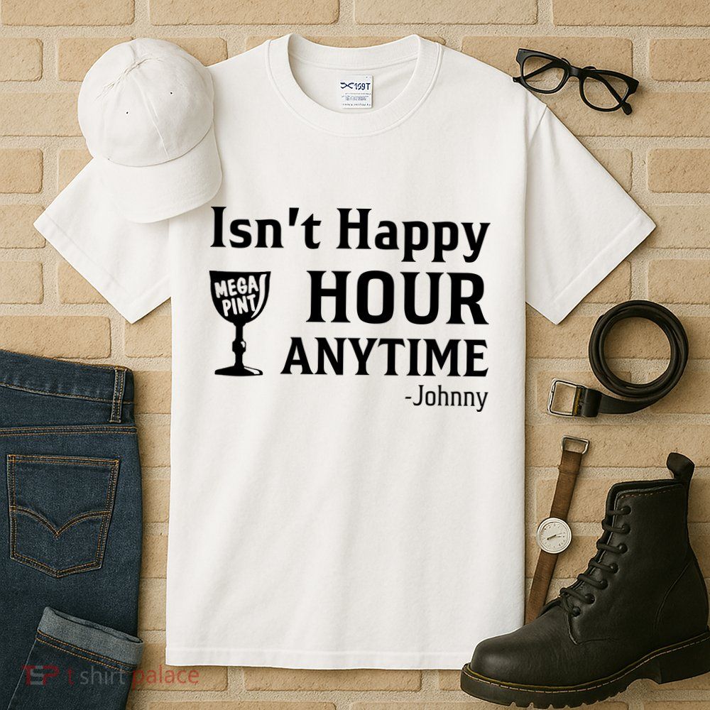 Isn't Happy Hour Anytime Justice For Johnny Depp Mega Pint Tall T-Shirt
