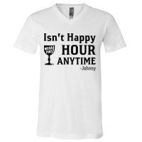 Isn't Happy Hour Anytime Justice For Johnny Depp Mega Pint V-Neck T-Shirt
