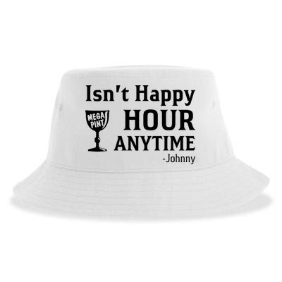 Isn't Happy Hour Anytime Justice For Johnny Depp Mega Pint Sustainable Bucket Hat