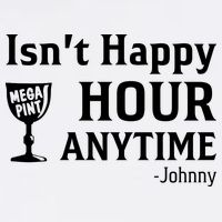 Isn't Happy Hour Anytime Justice For Johnny Depp Mega Pint Button