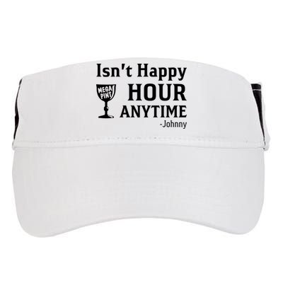 Isn't Happy Hour Anytime Justice For Johnny Depp Mega Pint Adult Drive Performance Visor