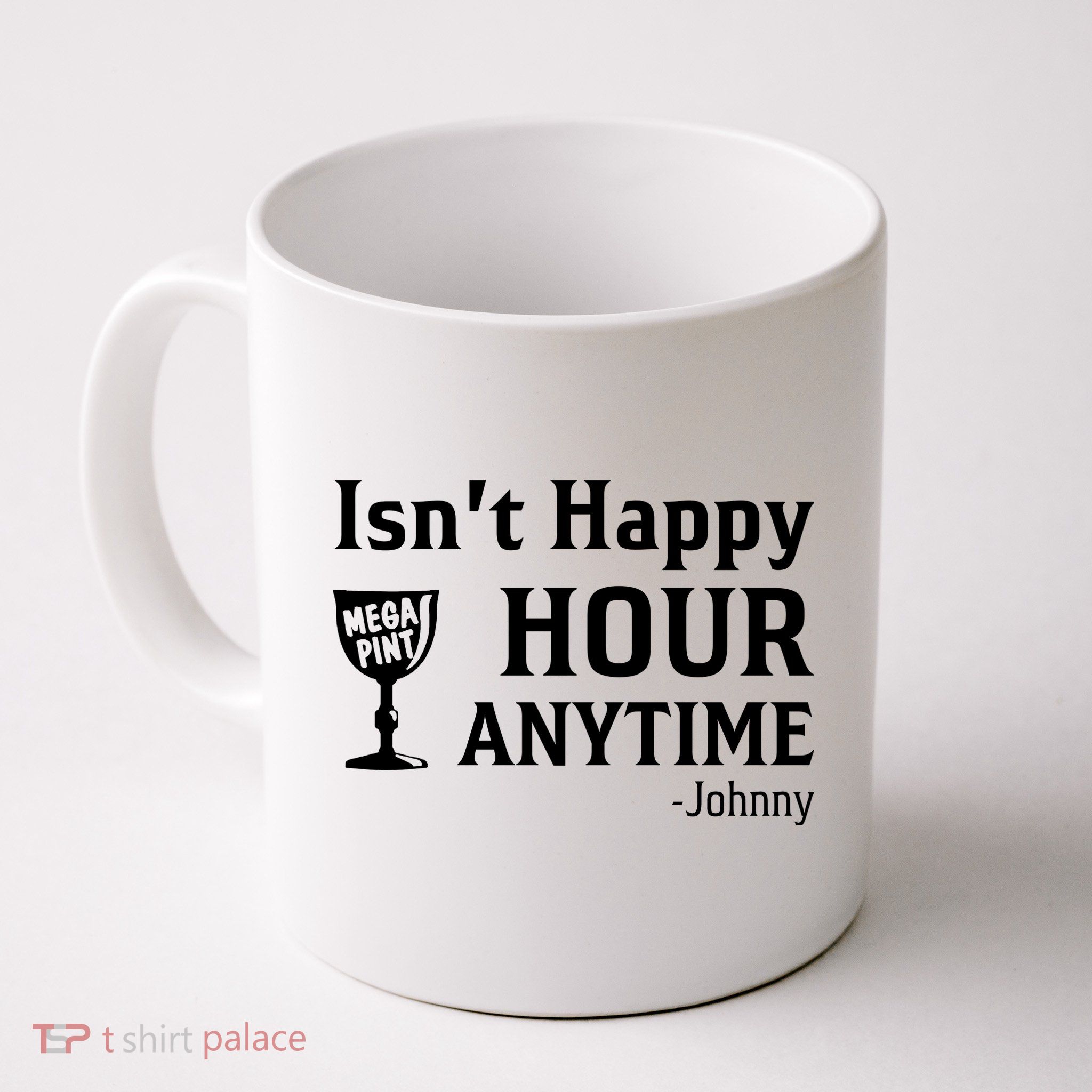 Isn't Happy Hour Anytime Justice For Johnny Depp Mega Pint Mug