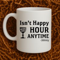 Isn't Happy Hour Anytime Justice For Johnny Depp Mega Pint Mug