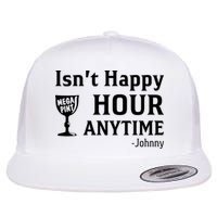 Isn't Happy Hour Anytime Justice For Johnny Depp Mega Pint Flatbill Hat
