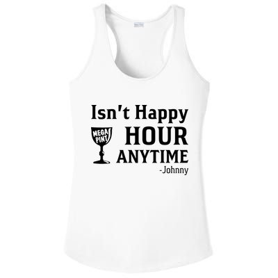 Isn't Happy Hour Anytime Justice For Johnny Depp Mega Pint Ladies PosiCharge Competitor Racerback Tank