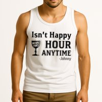 Isn't Happy Hour Anytime Justice For Johnny Depp Mega Pint Tank Top