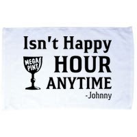 Isn't Happy Hour Anytime Justice For Johnny Depp Mega Pint Microfiber Hand Towel