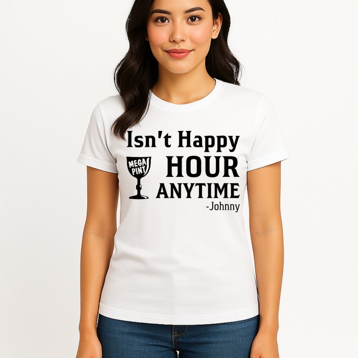 Isn't Happy Hour Anytime Justice For Johnny Depp Mega Pint Womens T-Shirt