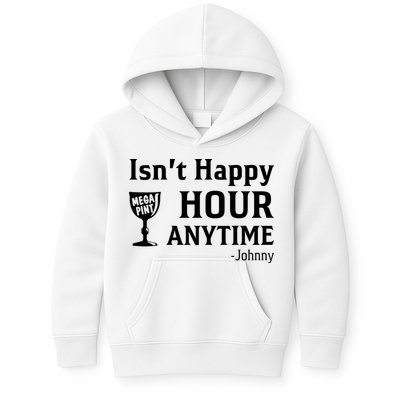 Isn't Happy Hour Anytime Justice For Johnny Depp Mega Pint Kids Hoodie