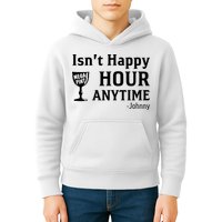 Isn't Happy Hour Anytime Justice For Johnny Depp Mega Pint Kids Hoodie
