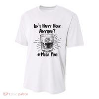 Isn't Happy Hour Anytime? #Mega Pint Youth Performance Sprint T-Shirt