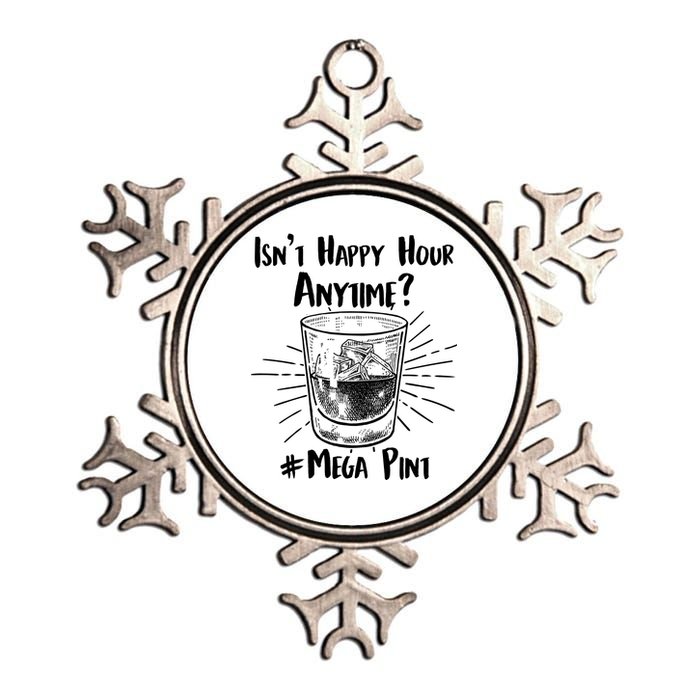 Isn't Happy Hour Anytime? #Mega Pint Metallic Star Ornament