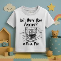 Isn't Happy Hour Anytime? #Mega Pint Toddler T-Shirt