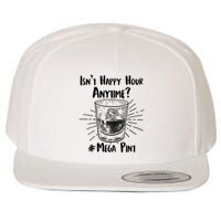 Isn't Happy Hour Anytime? #Mega Pint Wool Snapback Cap