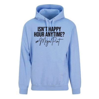 IsnT Happy Hour Anytime Mega Pint Unisex Surf Hoodie