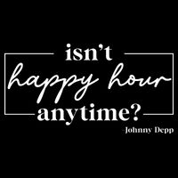 Isn't Happy Hour Anytime? Johnny Depp Baby Bodysuit