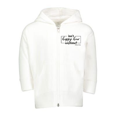 Isn't Happy Hour Anytim? Justice For Johnny Dep Toddler Zip Fleece Hoodie