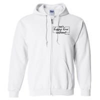 Isn't Happy Hour Anytim? Justice For Johnny Dep Full Zip Hoodie