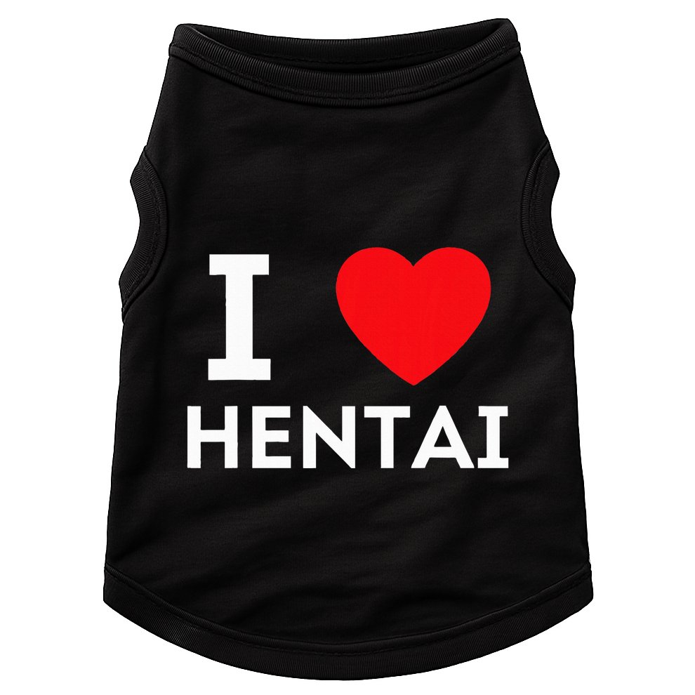 I Heart Hentai I Love Hentai Doggie Tank