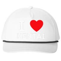 I Heart Hentai I Love Hentai Snapback Five-Panel Rope Hat