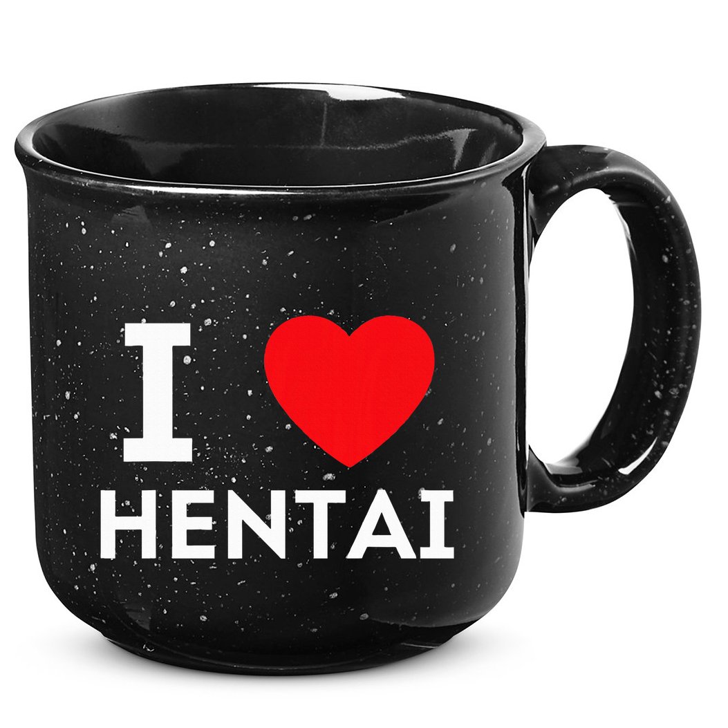 I Heart Hentai I Love Hentai 15oz Campfire Ceramic Mug