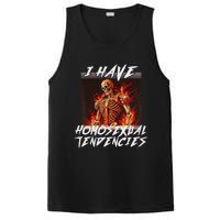 I Have Homosexual Tendencies Funny Cringe Hard Skeleton Meme PosiCharge Competitor Tank