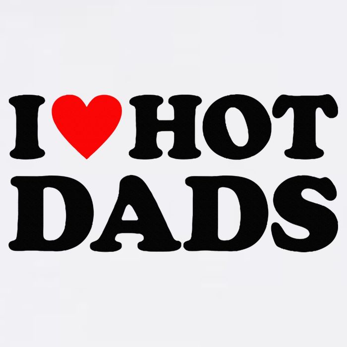 I Heart Hot Dads Love Hot Dads Bucket Hat