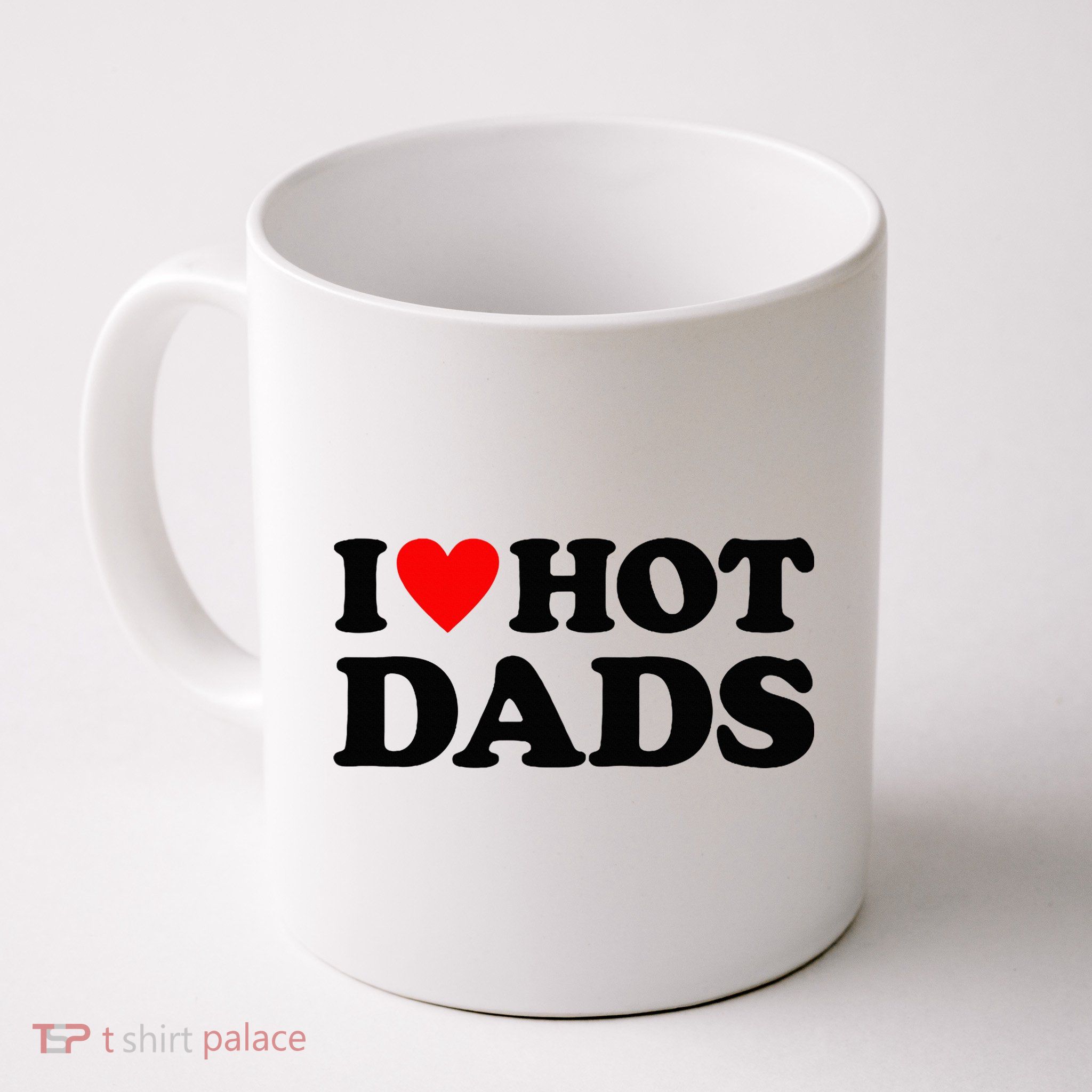 I Heart Hot Dads Love Hot Dads Mug