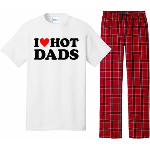 I Heart Hot Dads Love Hot Dads Pajama Set