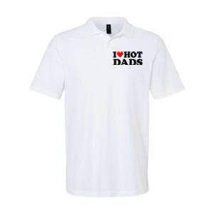 I Heart Hot Dads Love Hot Dads Softstyle Adult Sport Polo