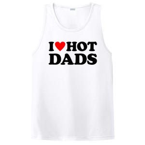 I Heart Hot Dads Love Hot Dads PosiCharge Competitor Tank