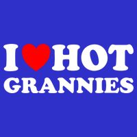I Heart Hot Grannies I Love Hot Grannies Funny Gift T-Shirt