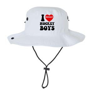 I Heart Hockey I Love Hockey Family Matching Retro Gift Legacy Cool Fit Booney Bucket Hat