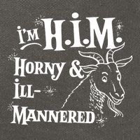 Im H.I.M. Horny IllMannered Cotton Canvas Backpack