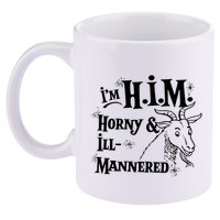 Im H.I.M. Horny IllMannered 11oz C Handle Ceramic Mug