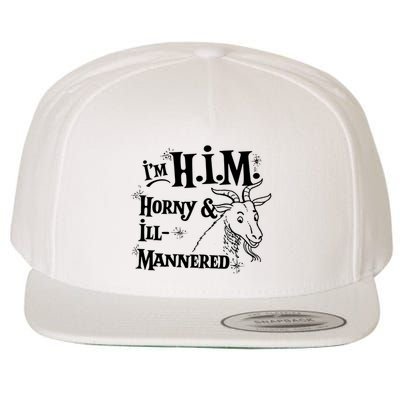 Im H.I.M. Horny IllMannered Wool Snapback Cap