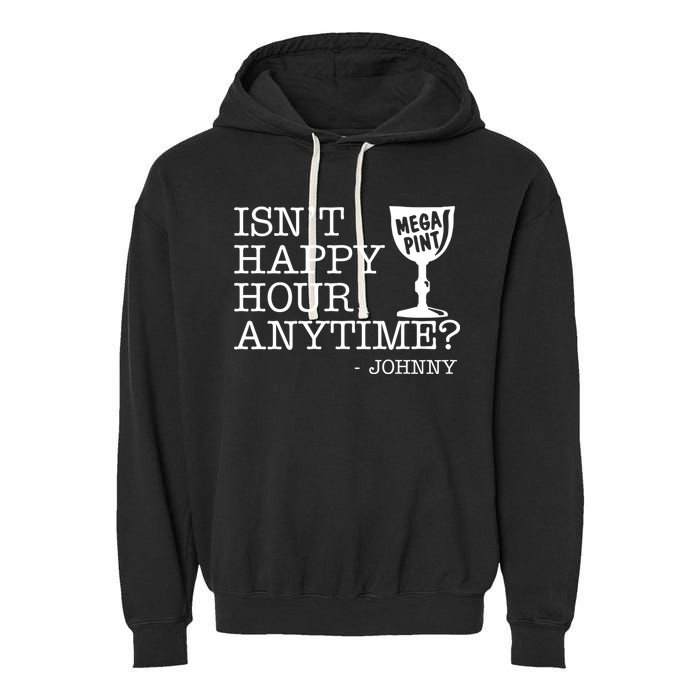 Isn't Happy Hour Anytime Mega Pint Johnny Depp Garment-Dyed Fleece Hoodie