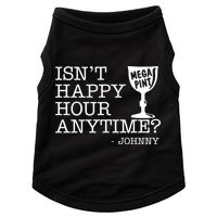 Isn't Happy Hour Anytime Mega Pint Johnny Depp Doggie Tank