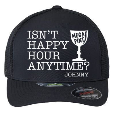 Isn't Happy Hour Anytime Mega Pint Johnny Depp Flexfit Unipanel Trucker Cap