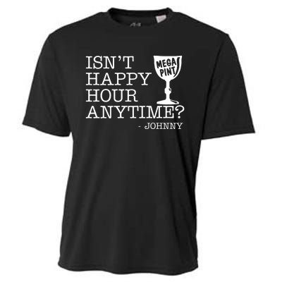 Isn't Happy Hour Anytime Mega Pint Johnny Depp Cooling Performance Crew T-Shirt