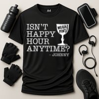 Isn't Happy Hour Anytime Mega Pint Johnny Depp Performance Shirt