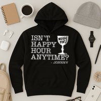 Isn't Happy Hour Anytime Mega Pint Johnny Depp Hoodie