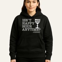 Isn't Happy Hour Anytime Mega Pint Johnny Depp Hoodie